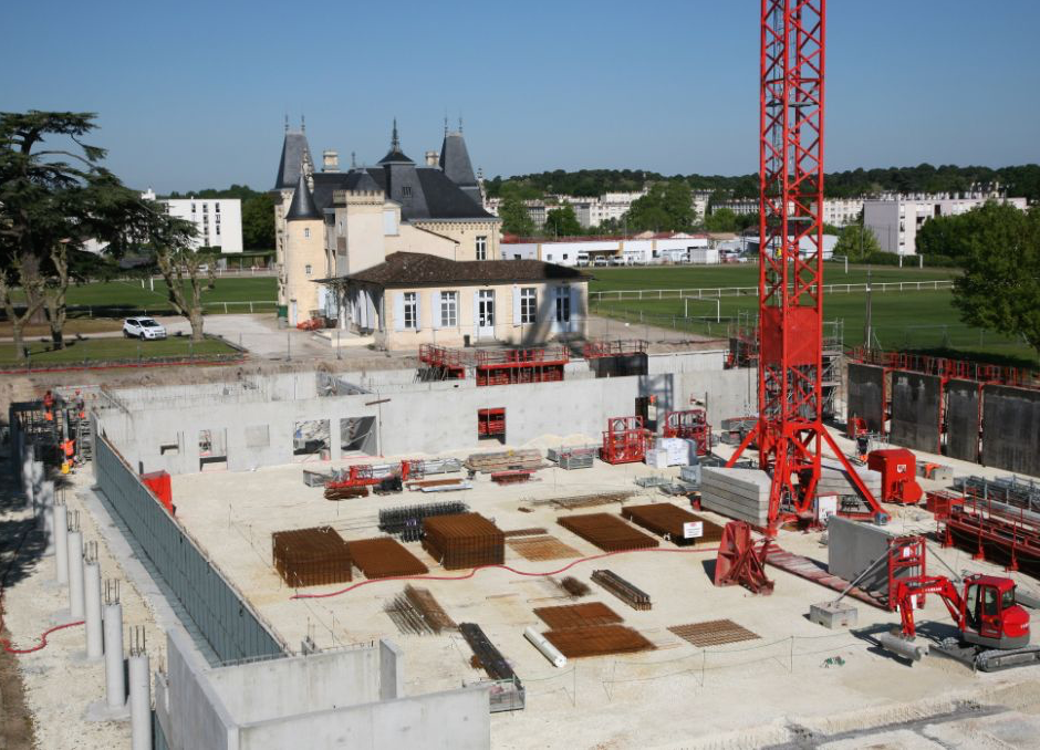 Reportage-photos suivi de chantier – Complexe sportif Pessac Bellegrave