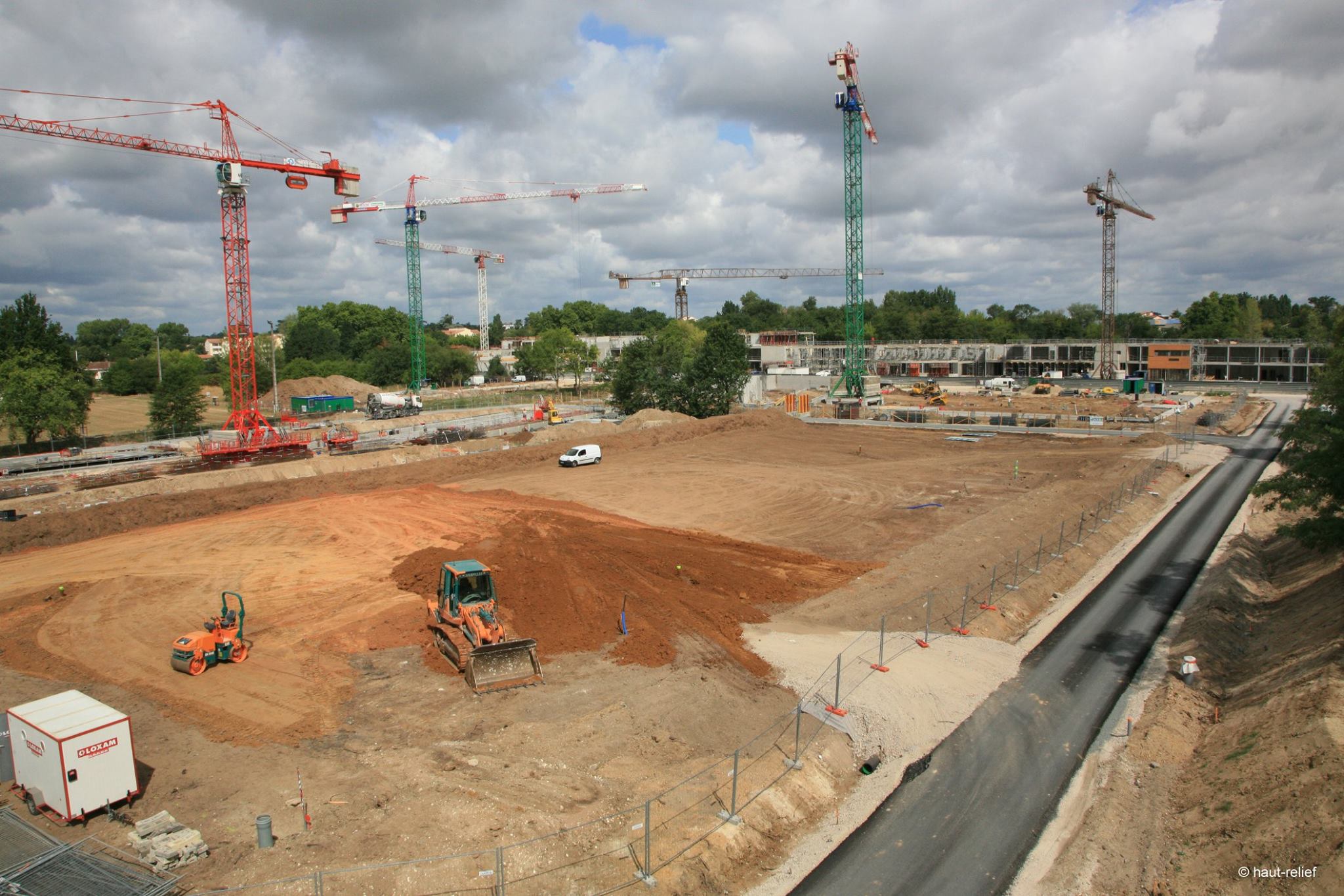 Photographie aérienne immobilier suivi de chantier